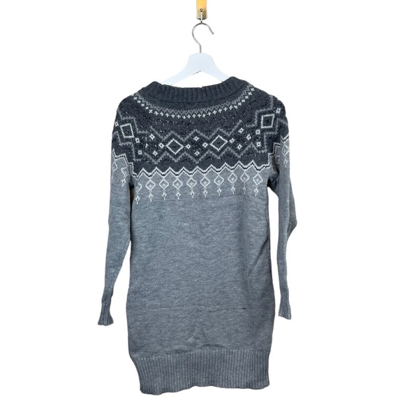 Pink Rose Fair Isle Tunic Sweater Size X-Small - Picture 4 of 6